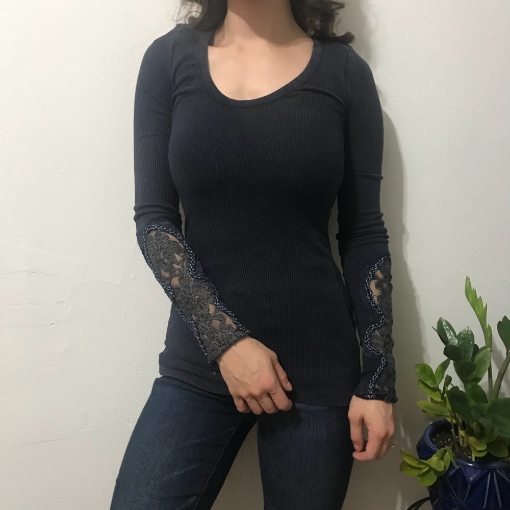 Free People Crochet Thermal